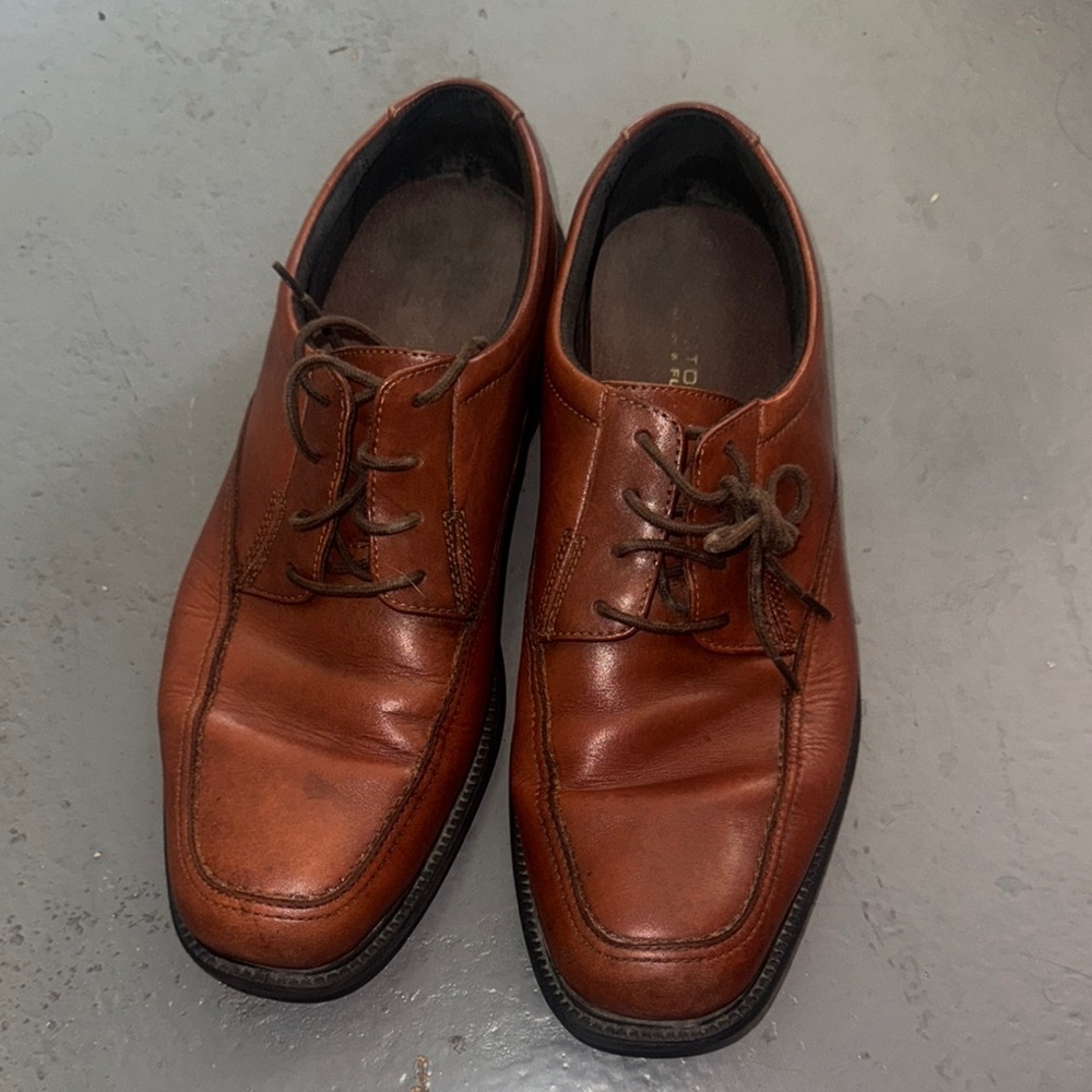 Brown Leather Oxford Shoes